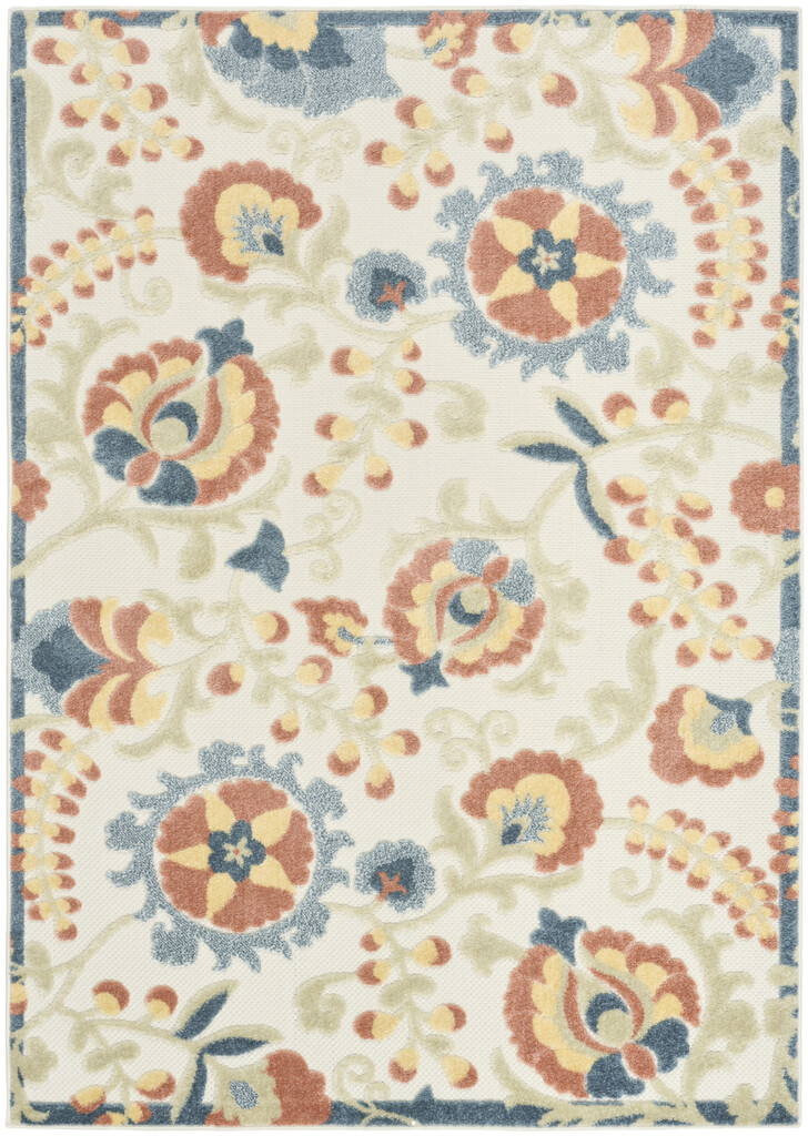 Aloha Farmhouse 3 6 X 5 6 Rug In Grey Multi By Nourison 1StopBedrooms aloha-farmhouse-3-6-x-5-6-rug-in-grey-multi-by-nourison-1stopbedrooms