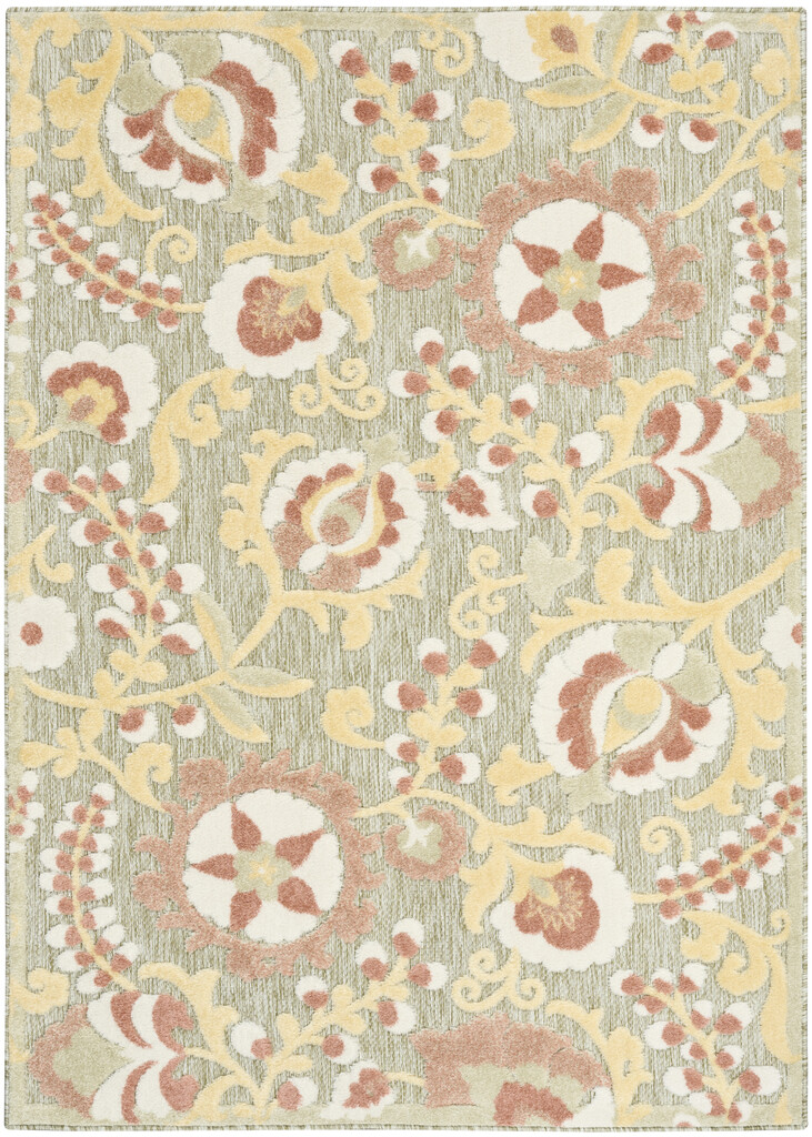 Aloha Farmhouse 3 6 X 5 6 Rug In Sage By Nourison 1StopBedrooms aloha-farmhouse-3-6-x-5-6-rug-in-sage-by-nourison-1stopbedrooms