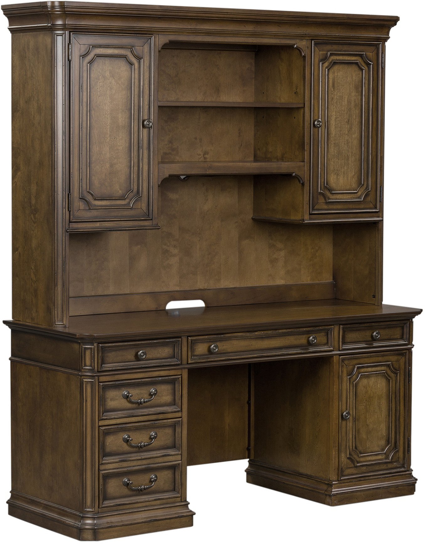 Amelia antique toffee jr executive desk discount