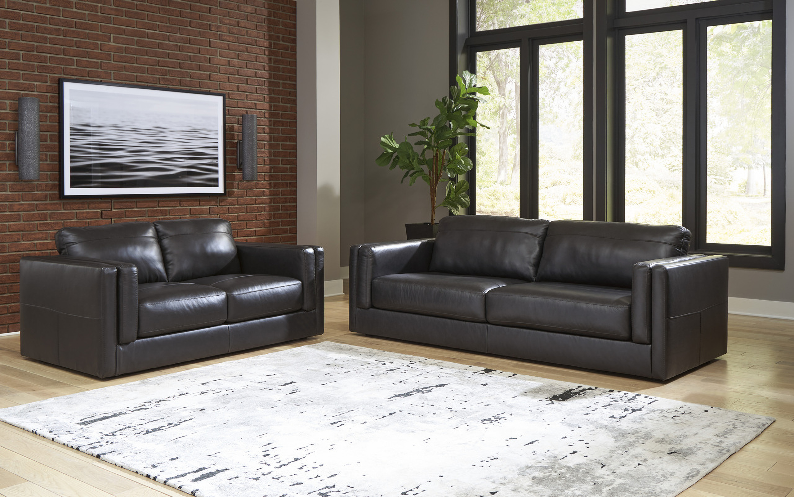 【amato】 Amiata Living Room Set In Onyx by Ashley Furniture | 1StopBedrooms