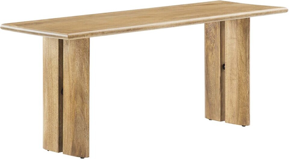Amistad 46 Inch Wood Bench In Oak