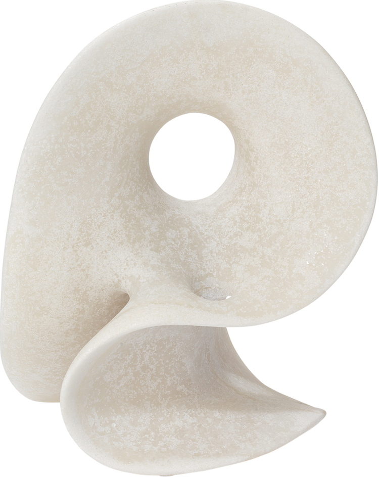 Amorphous Table Object Small in Off White Resin by Jamie Young Company ...