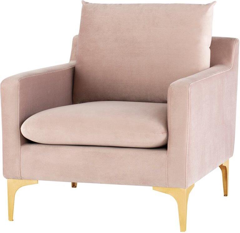 lincoln blush accent chair