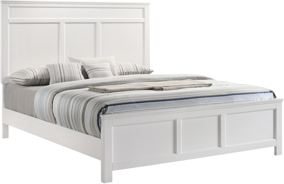 Andover White King Bed by New Classic | 1StopBedrooms