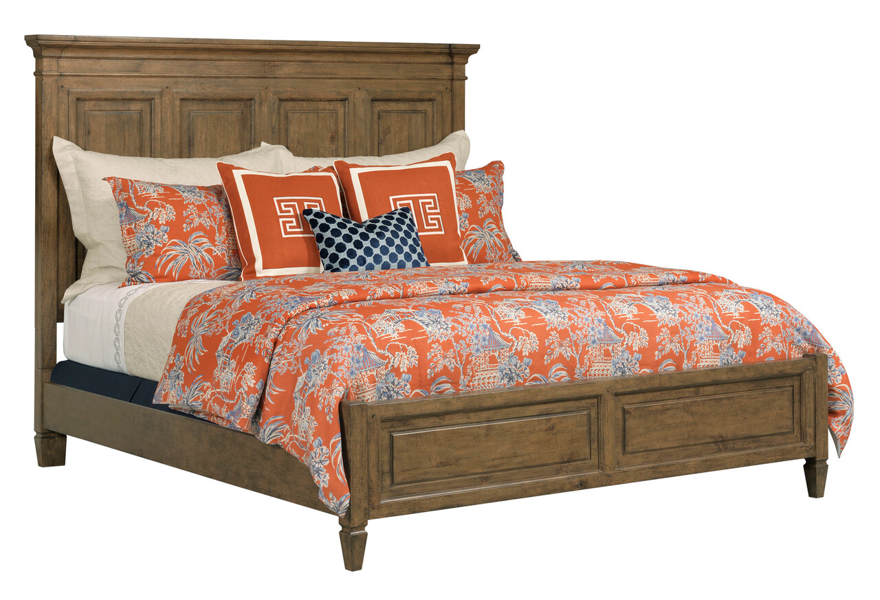 Hartnell Queen Panel Bed In Cinnamon by Kincaid 1StopBedrooms