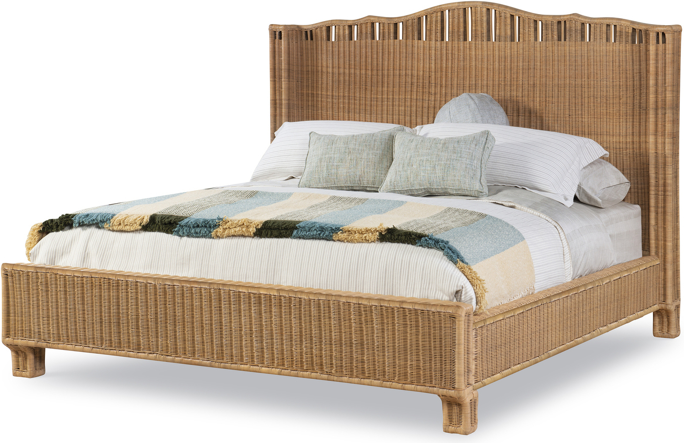 Antibes King Bed In Tan by Century Furniture 1StopBedrooms