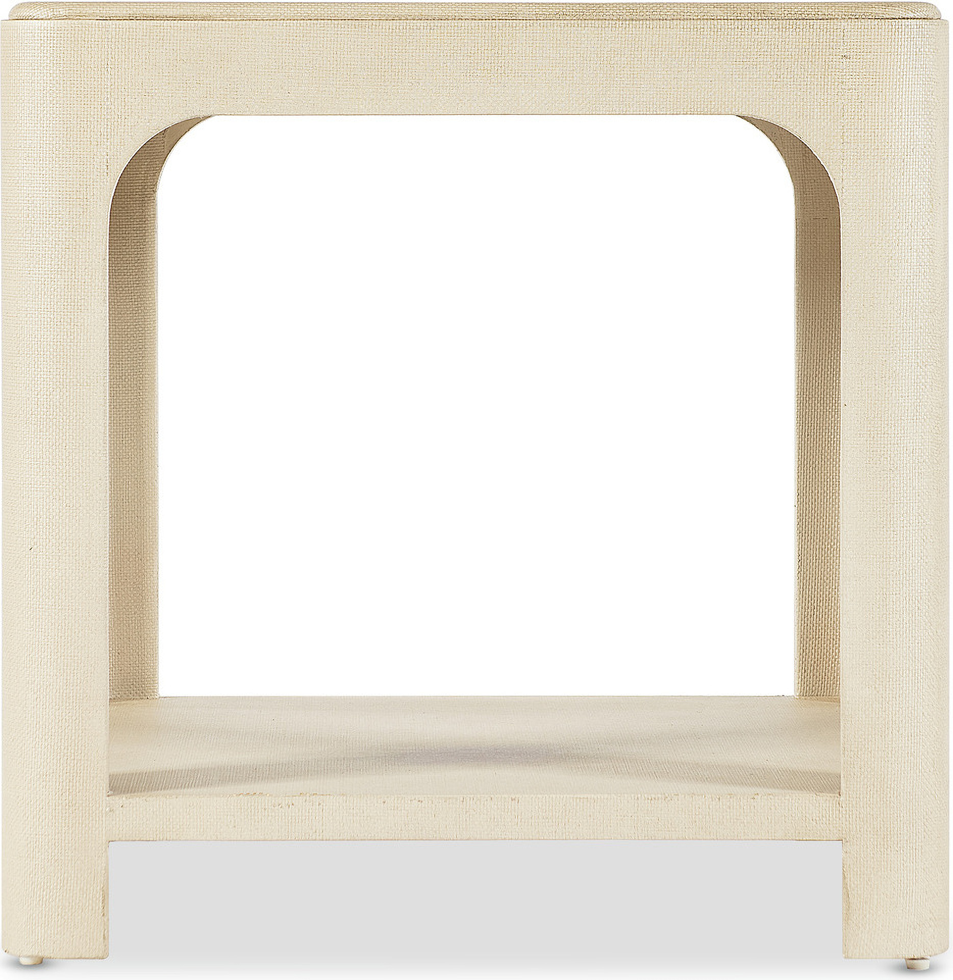 Elevate Your Space with the Stylish Round Raffia End Table