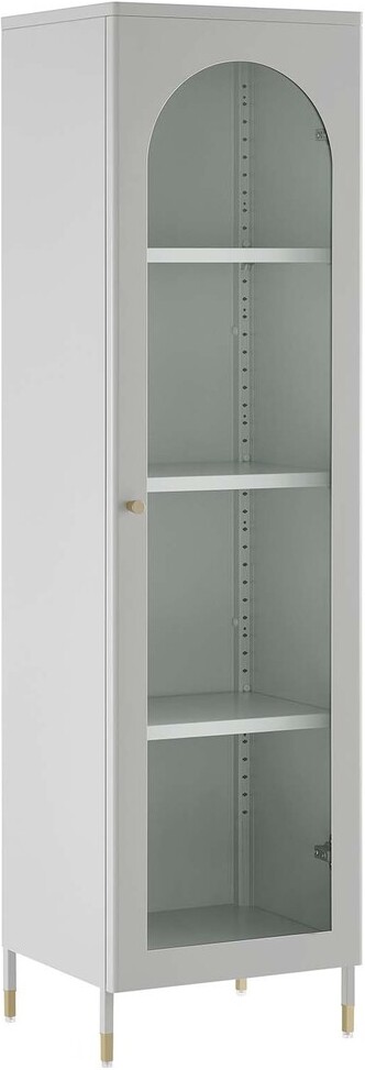 Homestyles 5664-27 Maho Gray Storage Cabinet