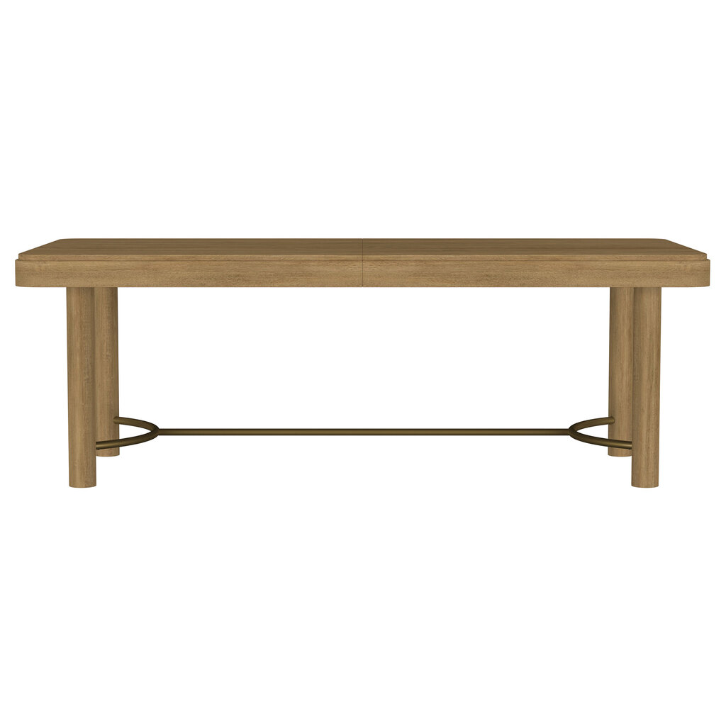 Arini 104 Inch Extension Leaf Dining Table In Sand Wash by Coaster ...