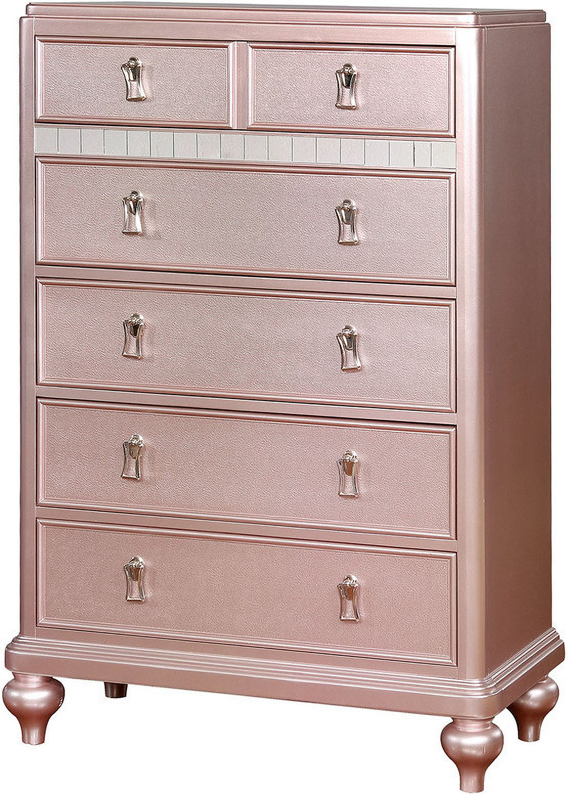 Ariston Chest In Rose Gold by Furniture of America 1StopBedrooms
