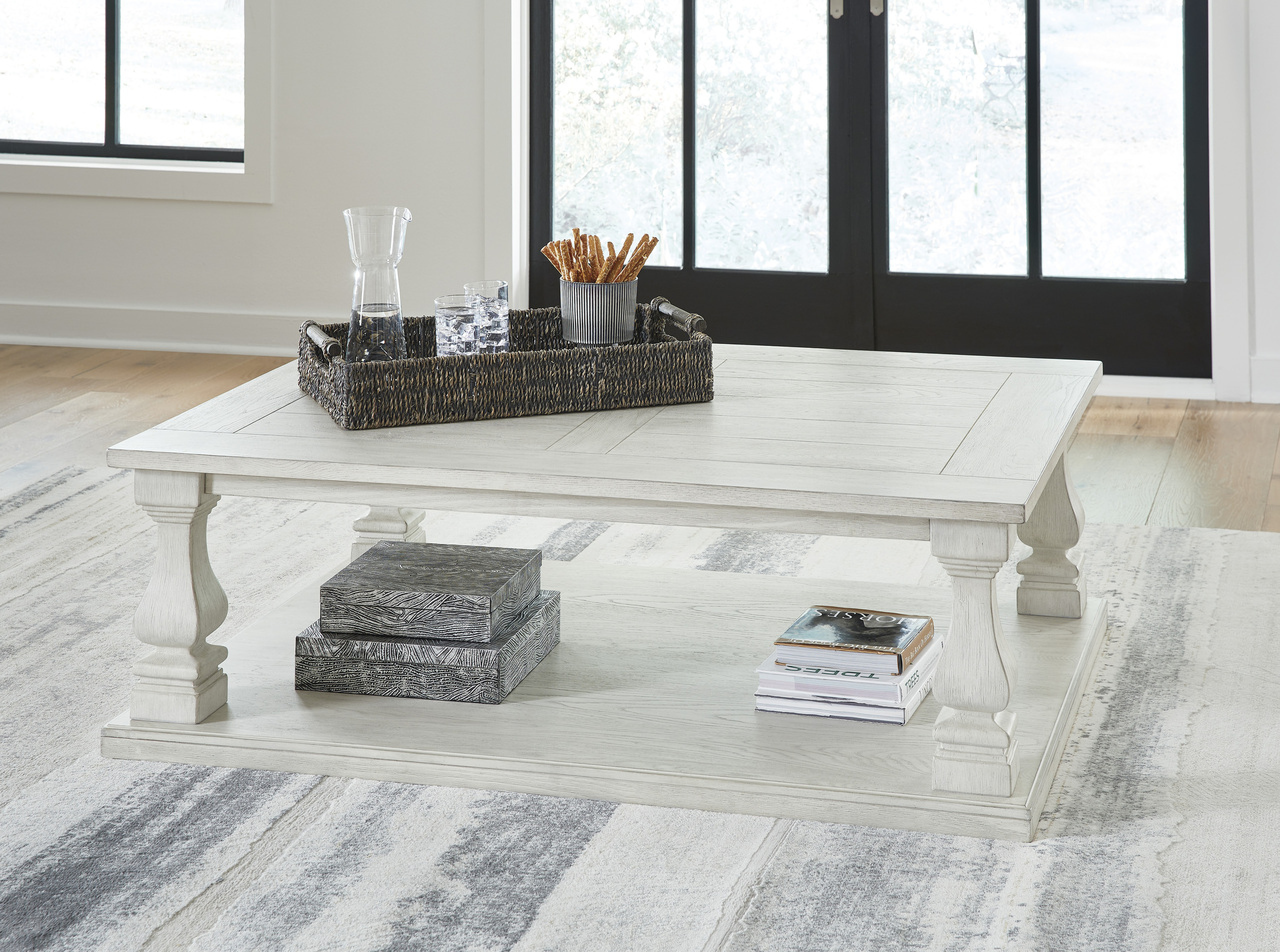 Arlendyne Antique White Occasional Table Set by Ashley Furniture | 1StopBedrooms