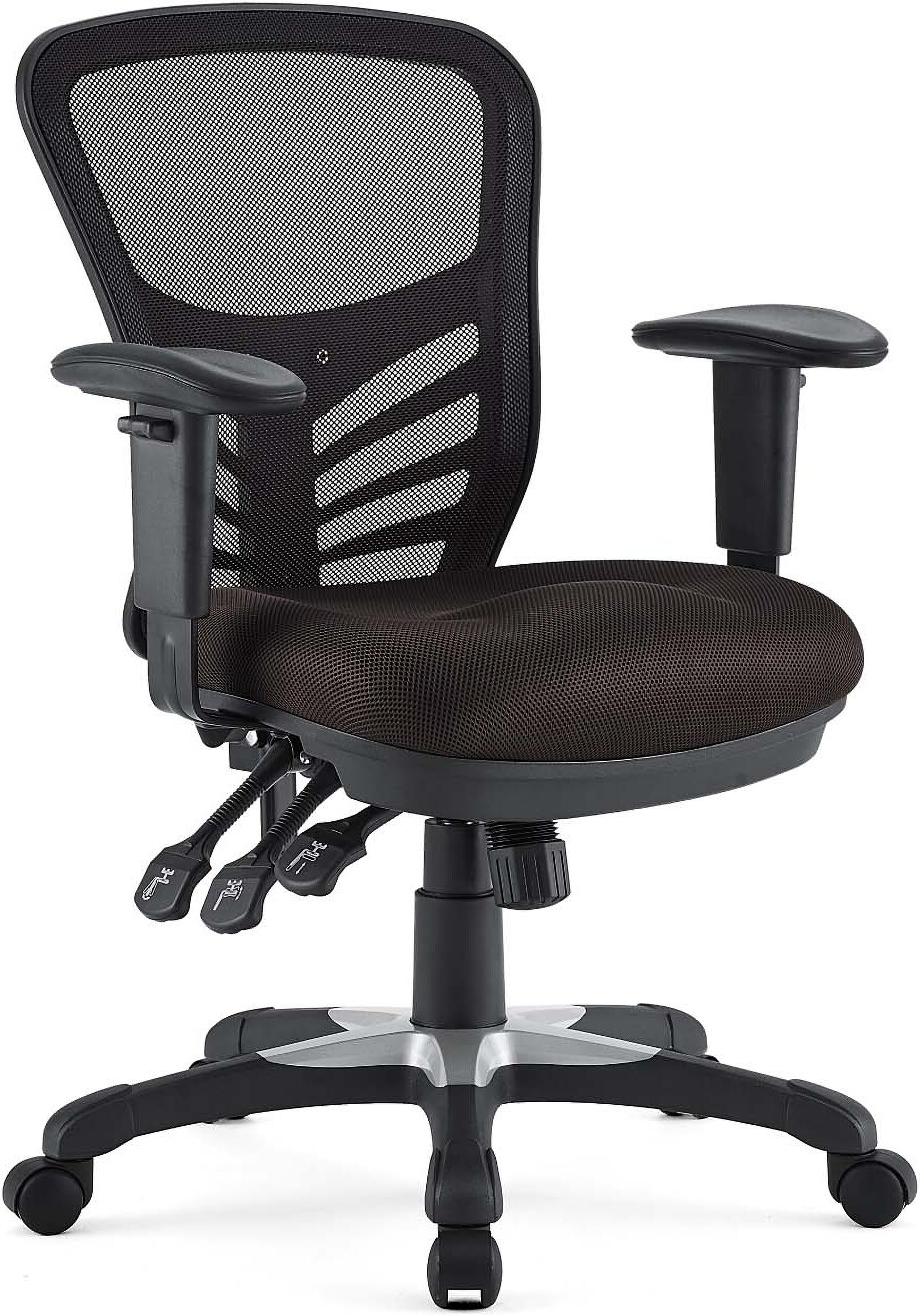Articulate Mesh Office Chair In Brown by Modway 1StopBedrooms