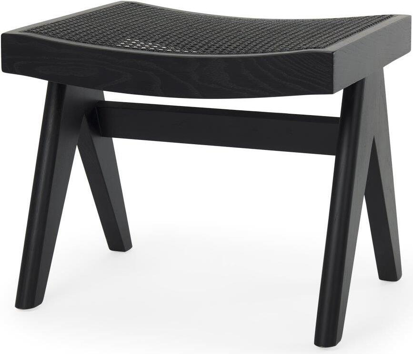 Arvin Black Wooden Stool by Mercana | 1StopBedrooms