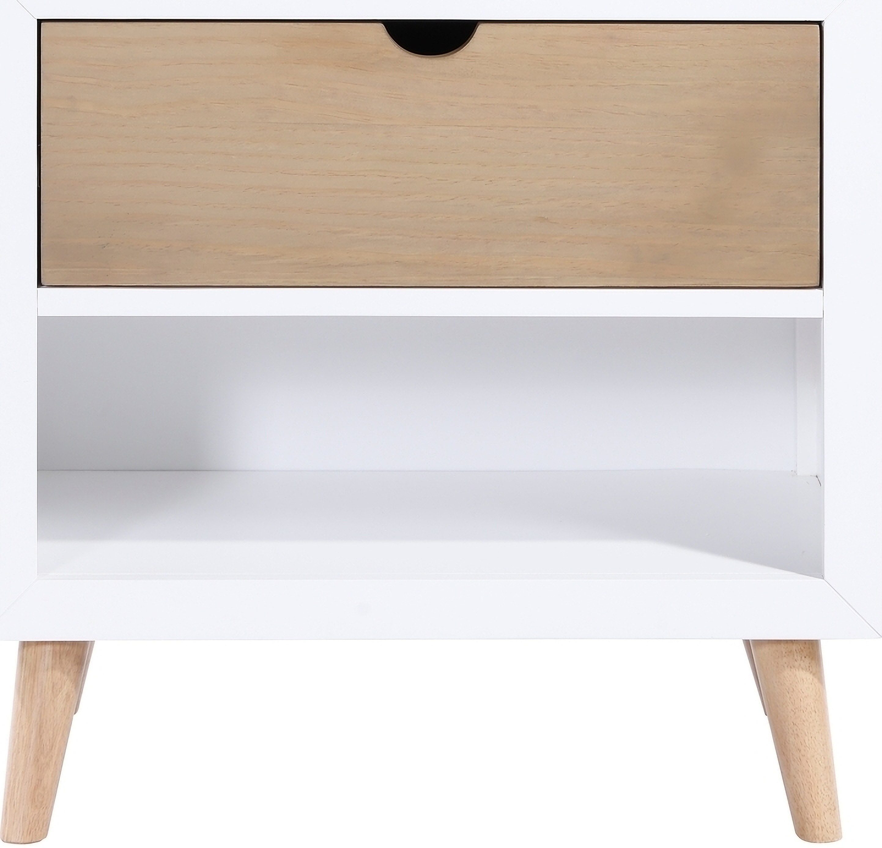 Asker Night Stands In Brown and White