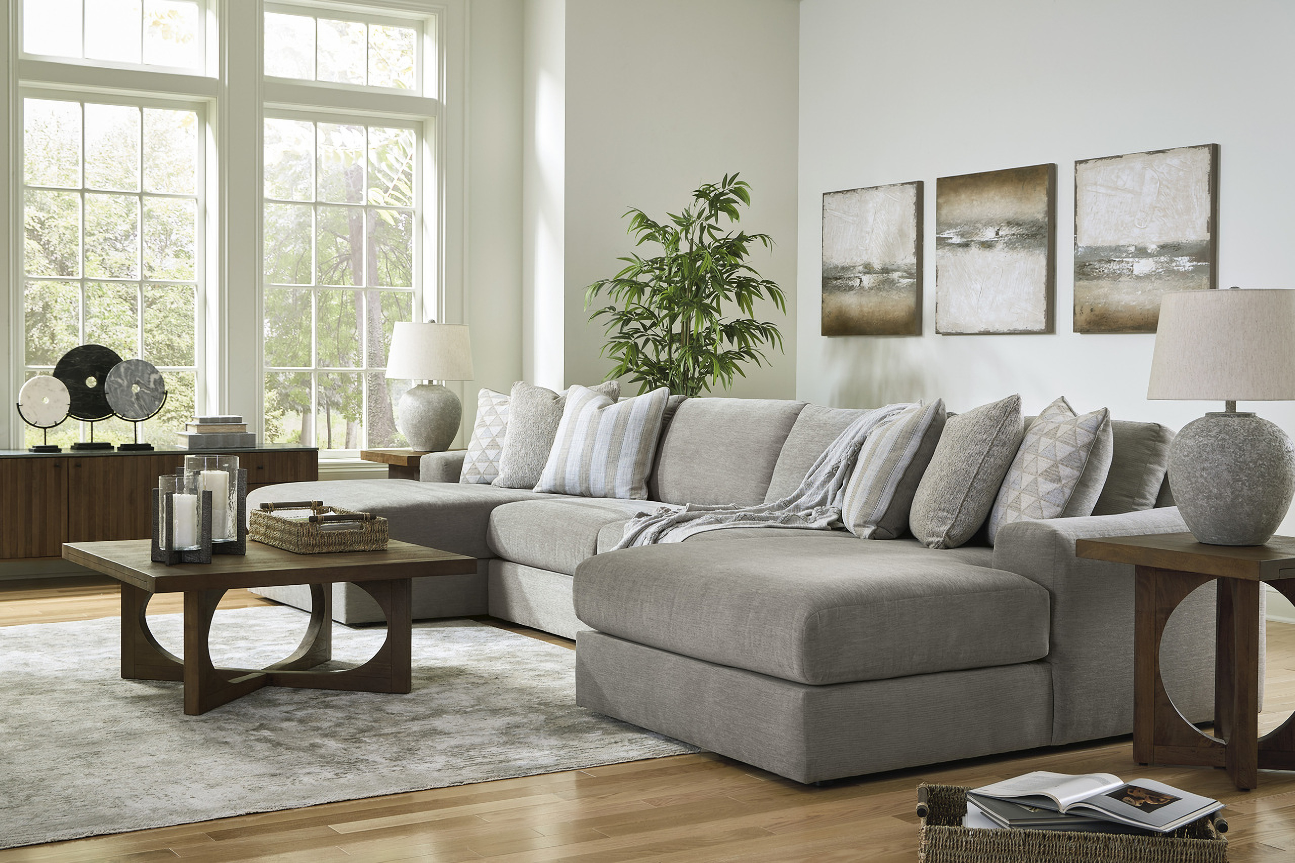 Double 2024 chaise sectional