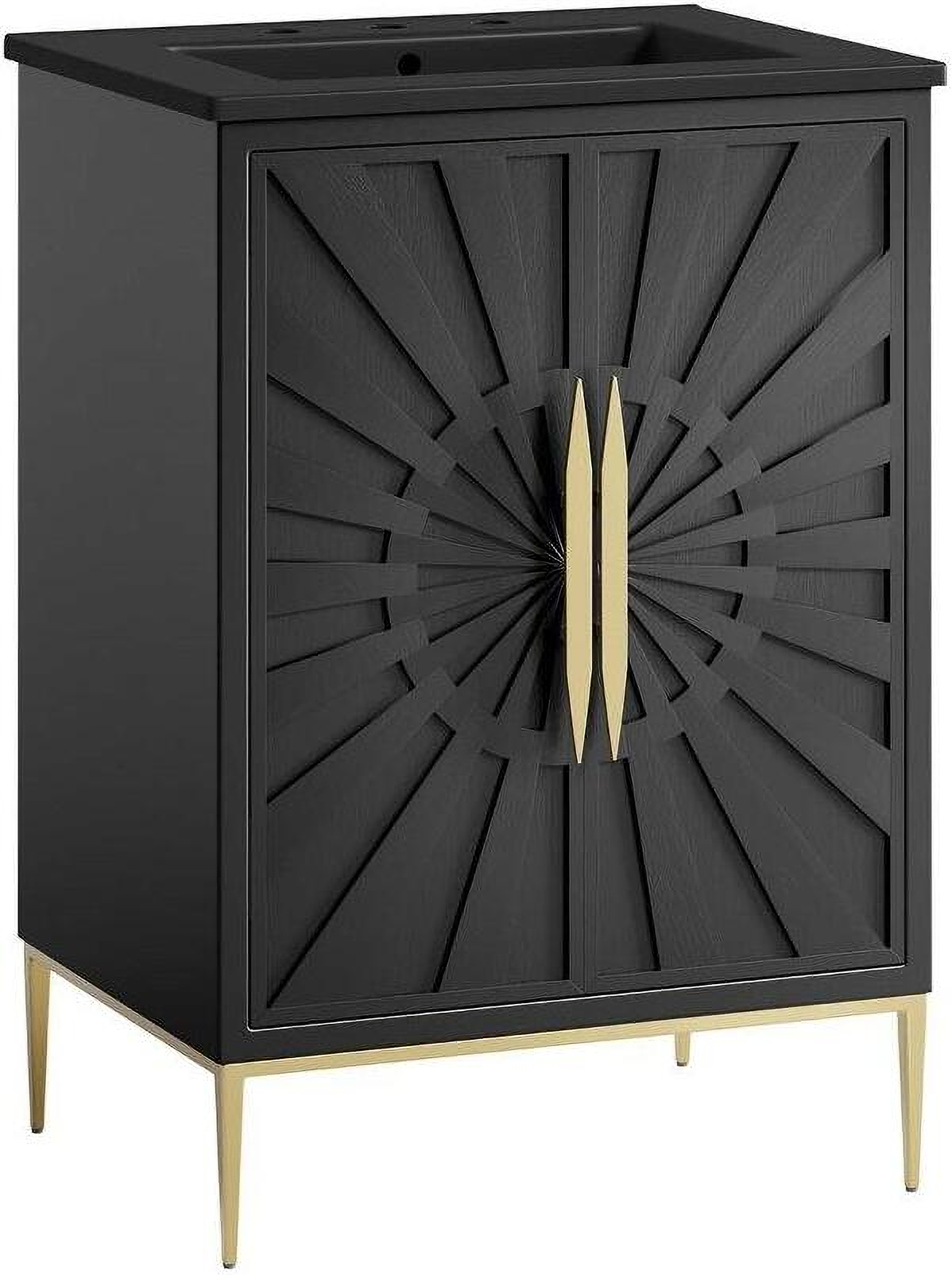 Awaken 24 Inch Bathroom Vanity In Black by Modway | 1StopBedrooms