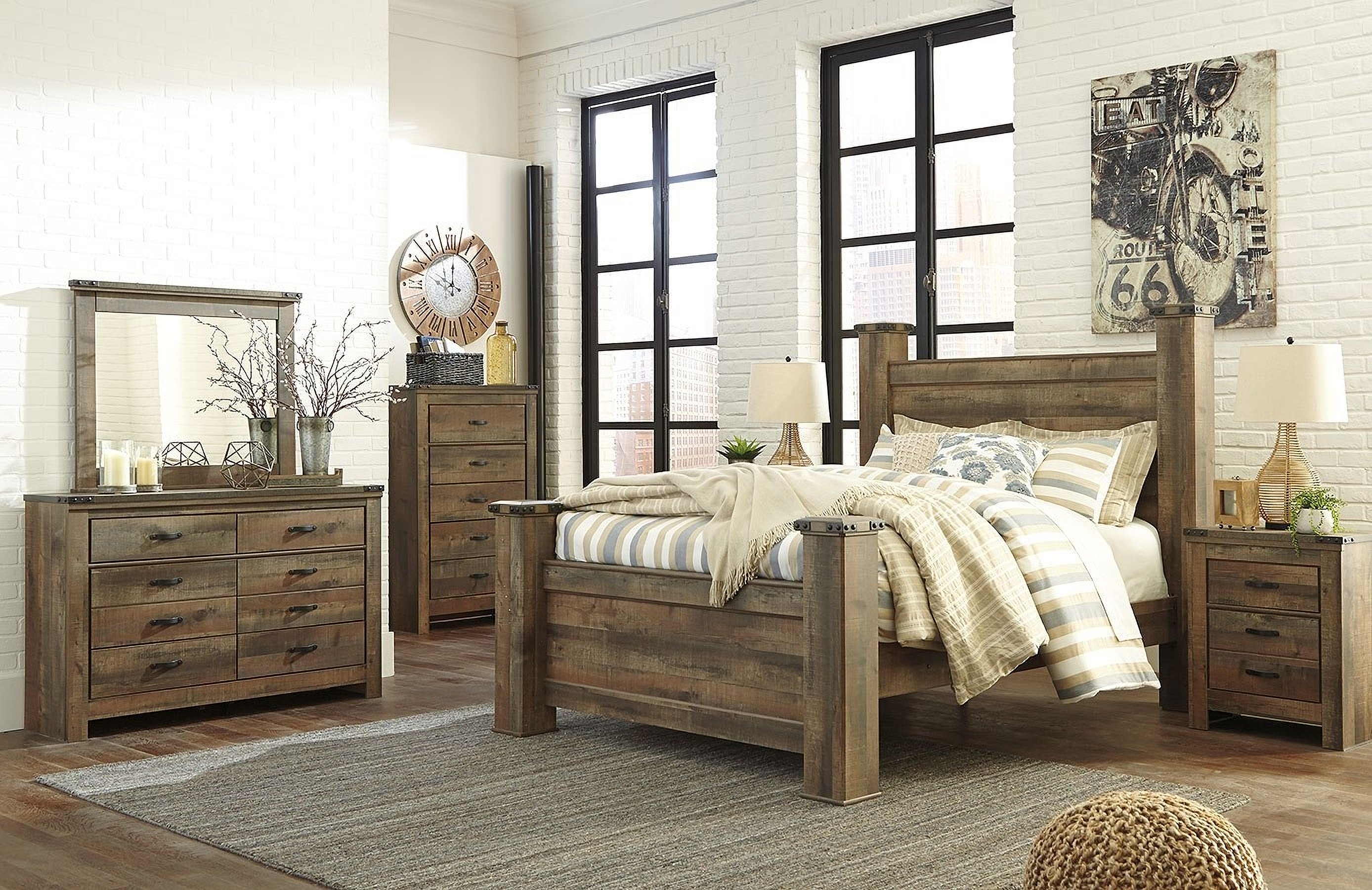 Ashley furniture poster bed sales