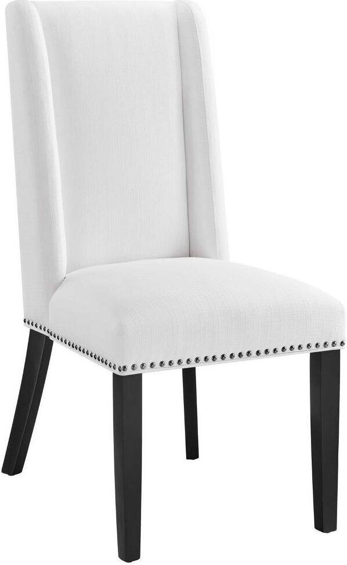 Baron White Fabric Dining Chair 1StopBedrooms