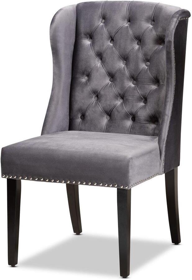 Get The Baxton Studio Lamont Modern, Tufted Wingback Dining Chairs