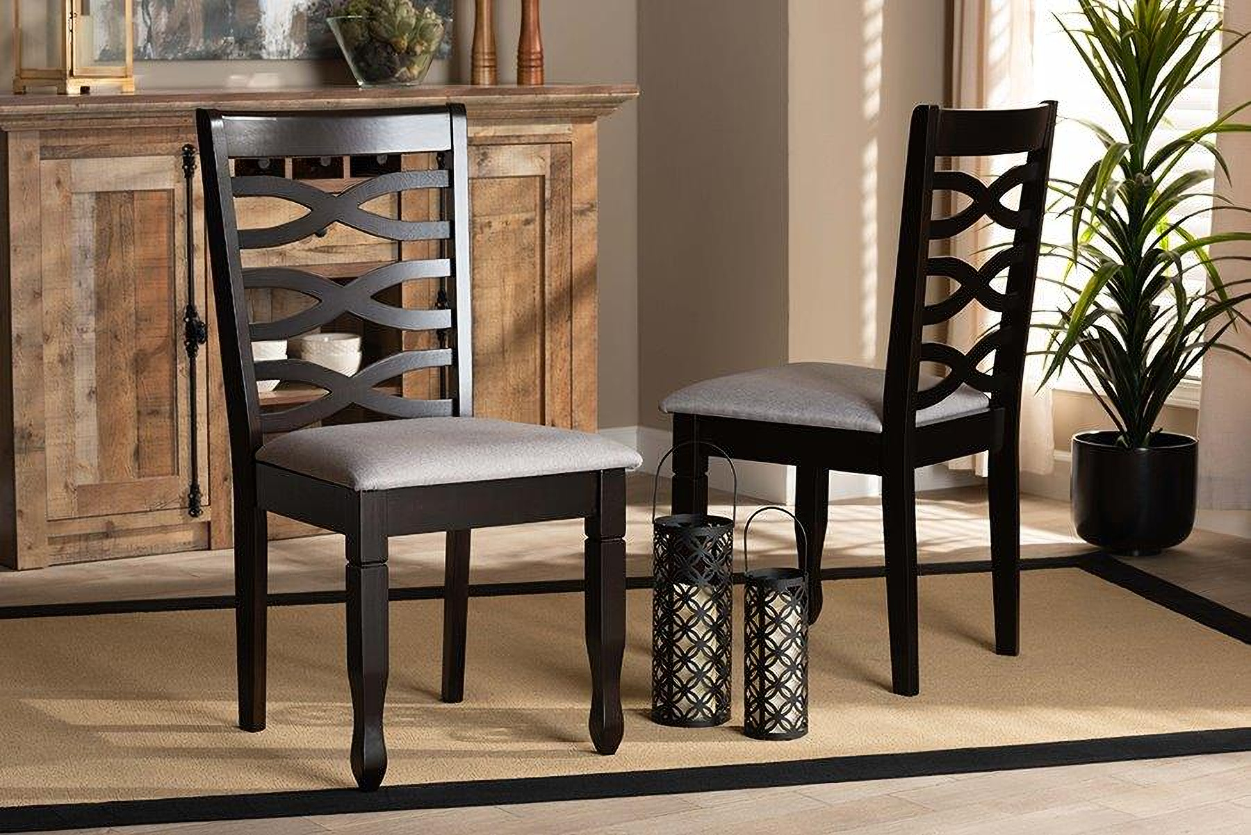 Grey And Brown Chair