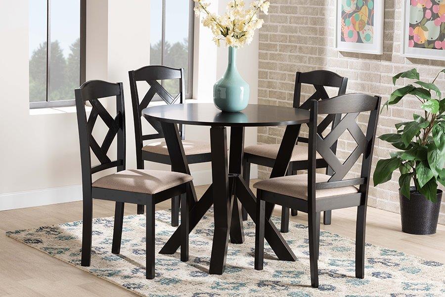 Baxton studio 5 piece dining set hot sale