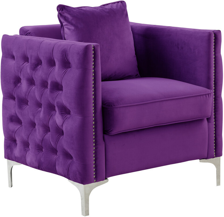 Marco luxe best sale velvet armchair