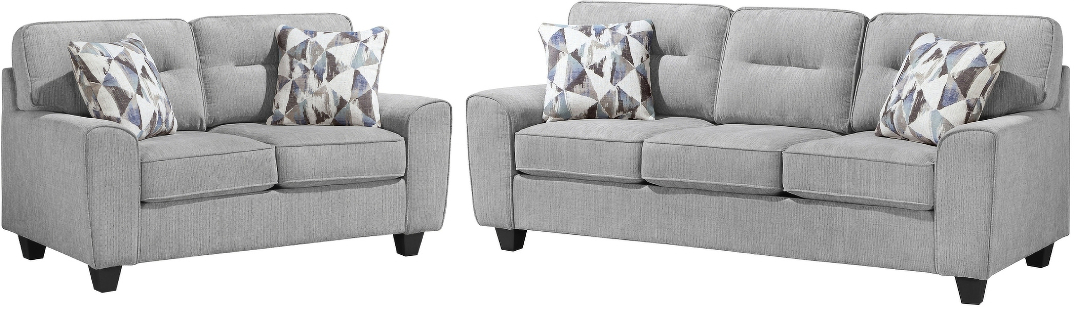 Bennett Romm Bennett Living Room Set In Gray by Homelegance | 1StopBedrooms