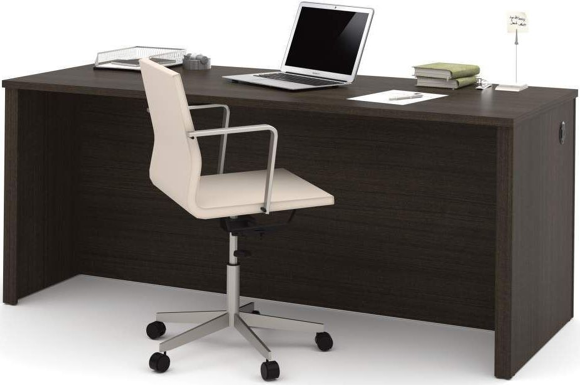 Bestar Logan U Shaped Desk White Chocolate