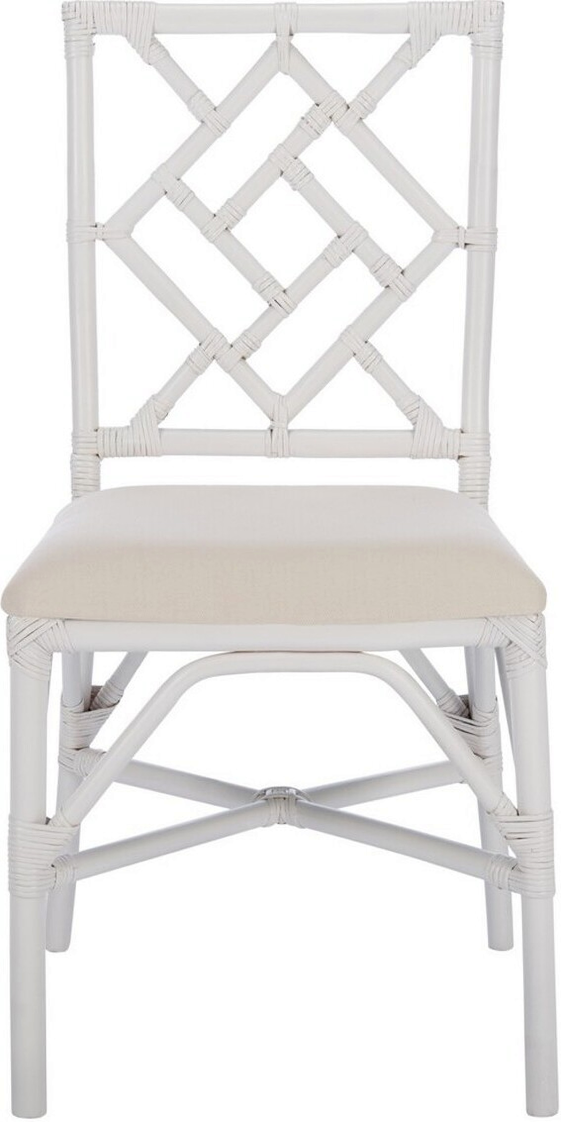 Bhumi Accent Chair with Cushion Set of 2 in White | 1StopBedrooms