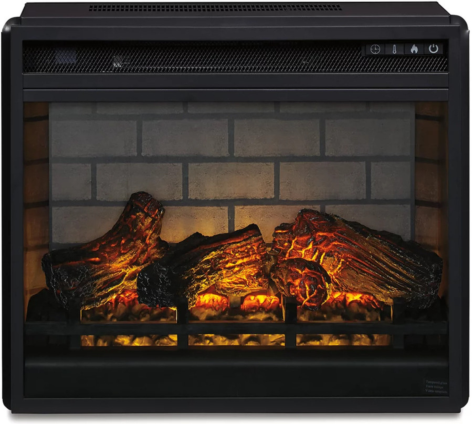 Black Infrared Fireplace Insert by Ashley Furniture | 1StopBedrooms