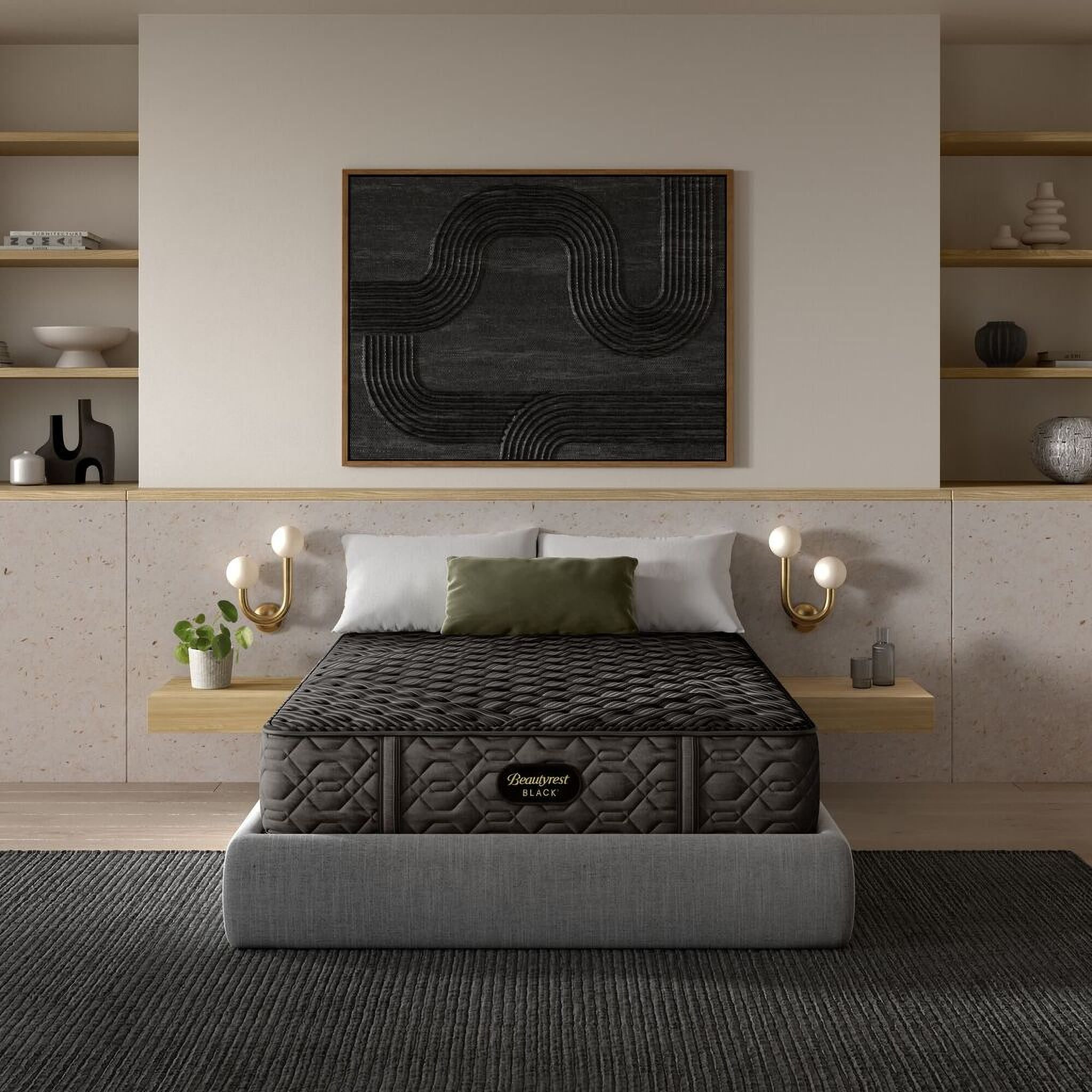 Black Series One 13.5 Inch Full Extra Firm Mattress by Beautyrest