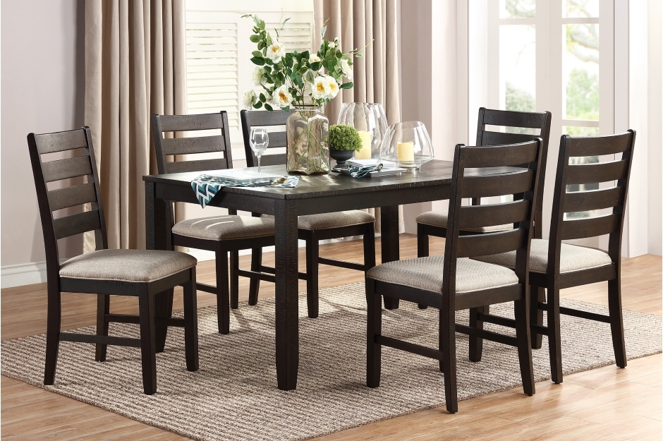 Blair Farm 7Piece Pack Dinette Set In Brown and Beige