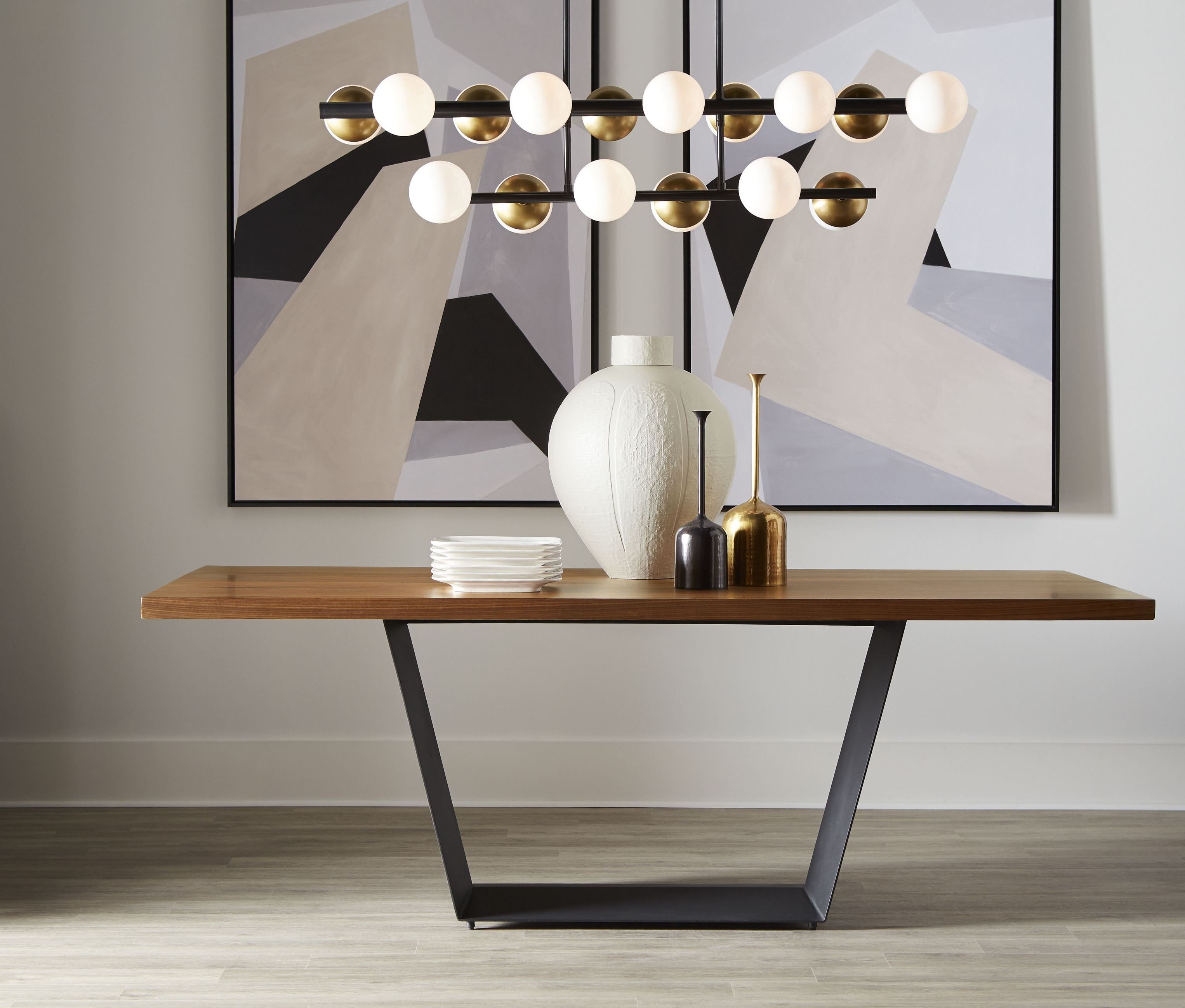 bobbi solid wood dining table