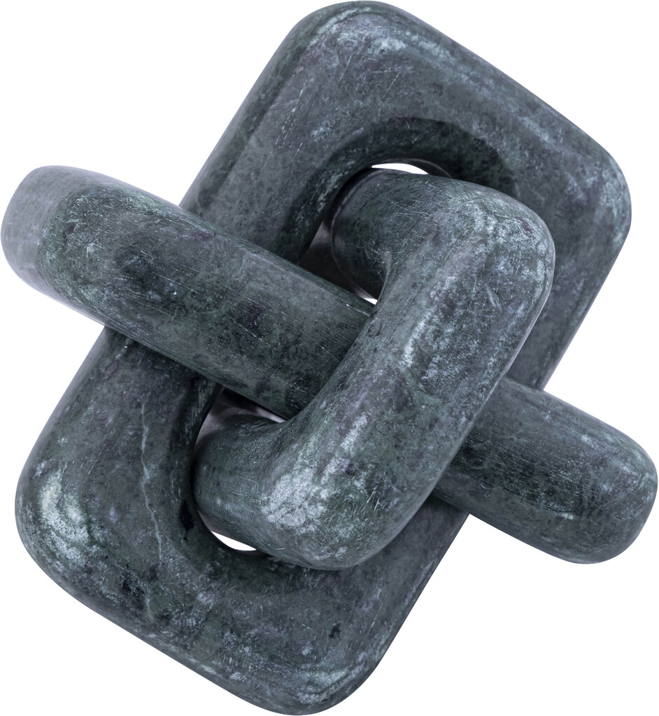 View of Bond Marble Decorative Knot In Green by Meridian | 1StopBedrooms