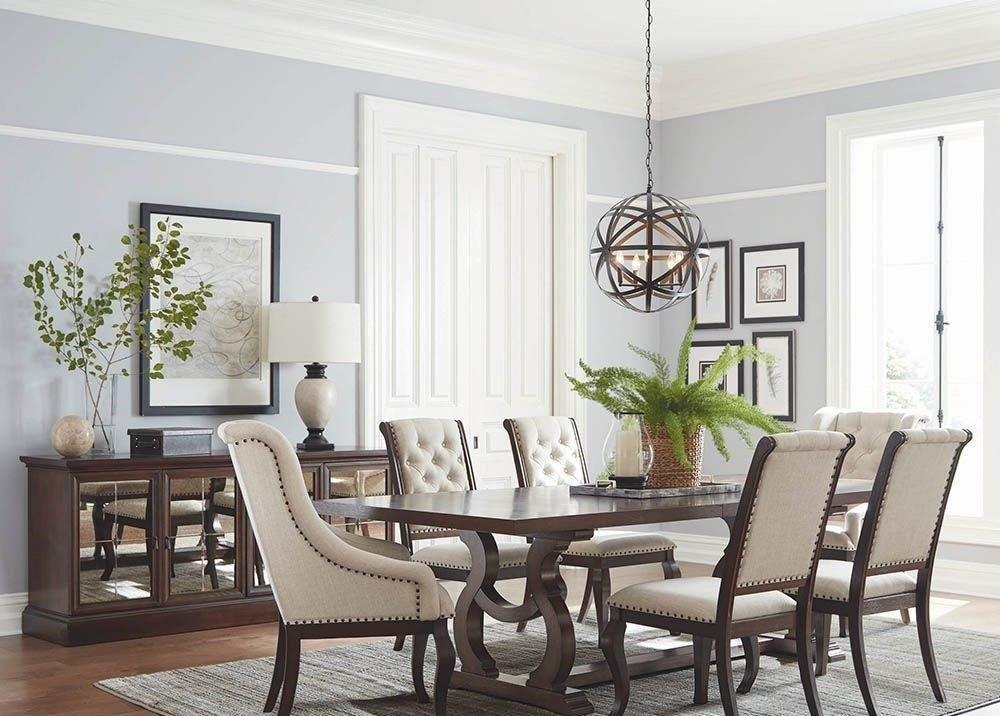 vermillion subtle bisque extendable dining room set