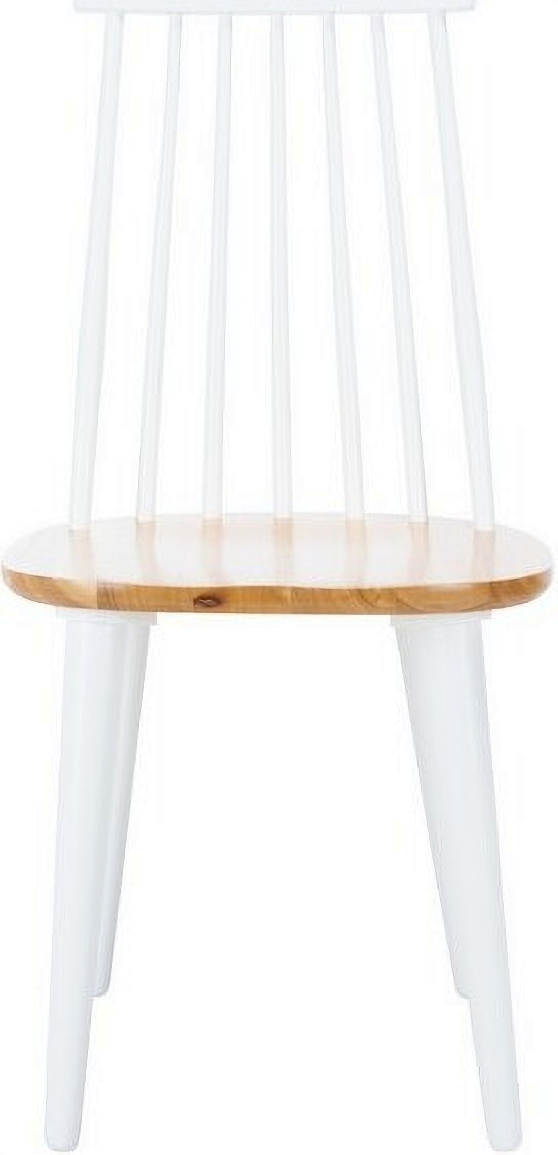 Burris 17 Inch Spindle Side Chair in White AMH8511F by Safavieh