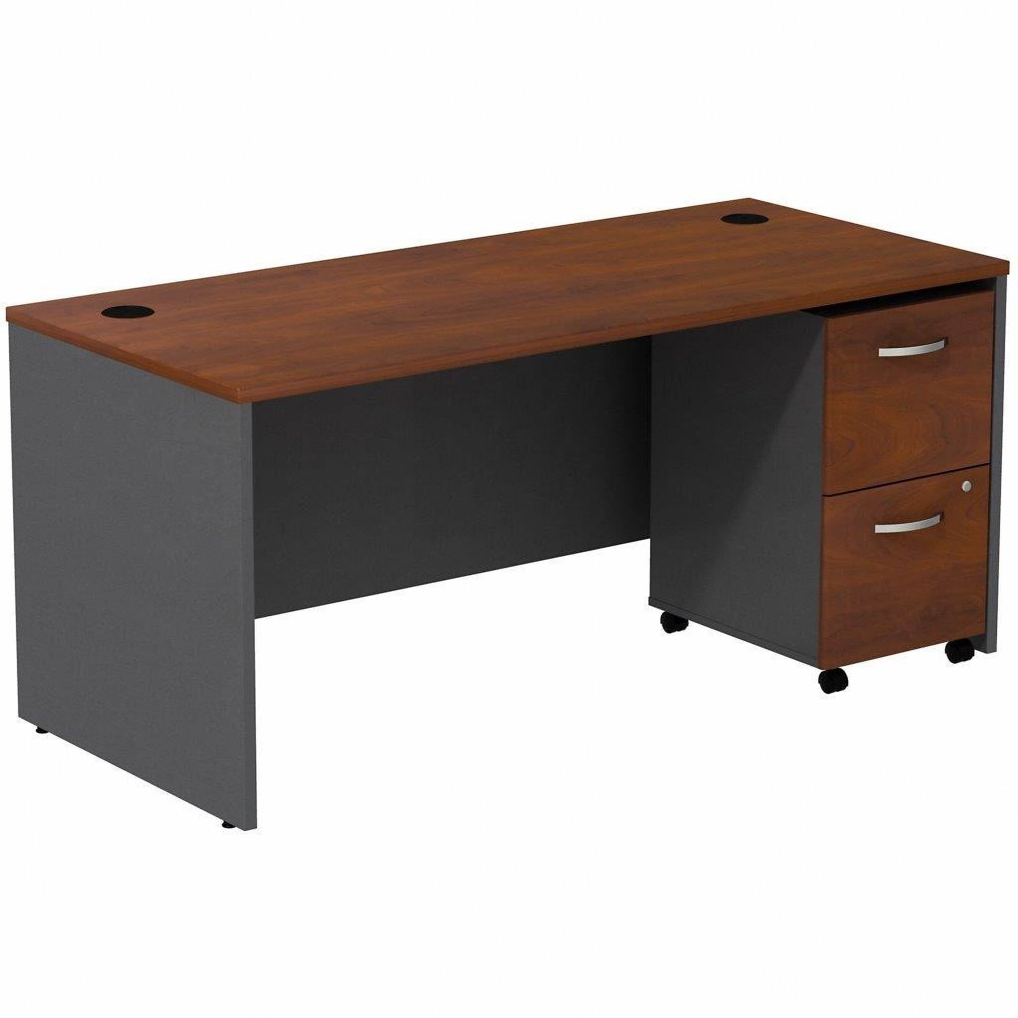 Bush Business Furniture Series C 66W Shell Desk with 2Drawer Mobile