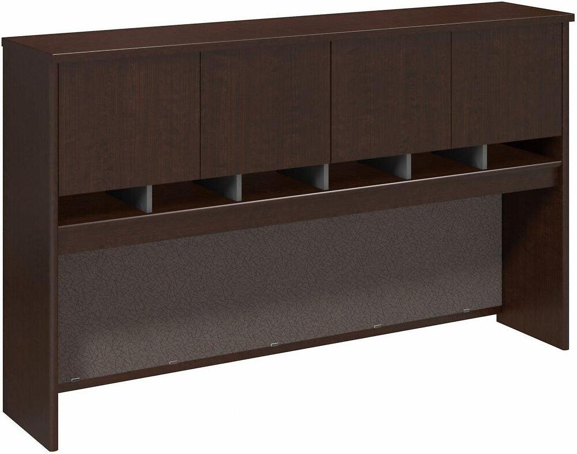 Bush Business Furniture Series C 72W 4 Door Hutch in Mocha Cherry by