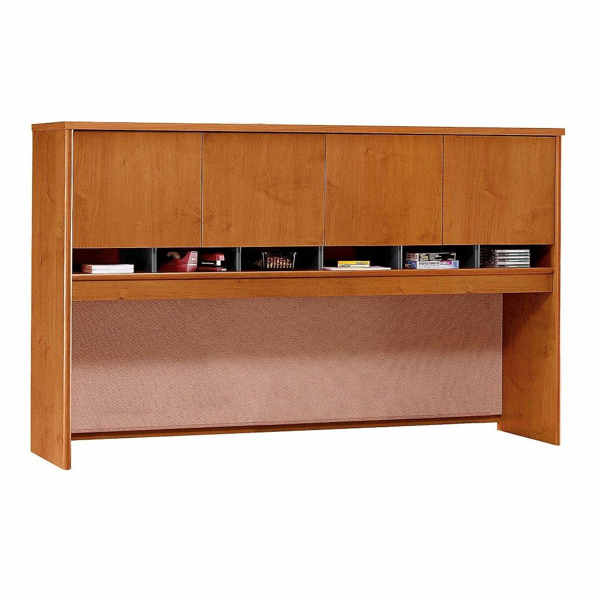 Bush Business Furniture Series C Collection 72W 4 Door Hutch in Natural