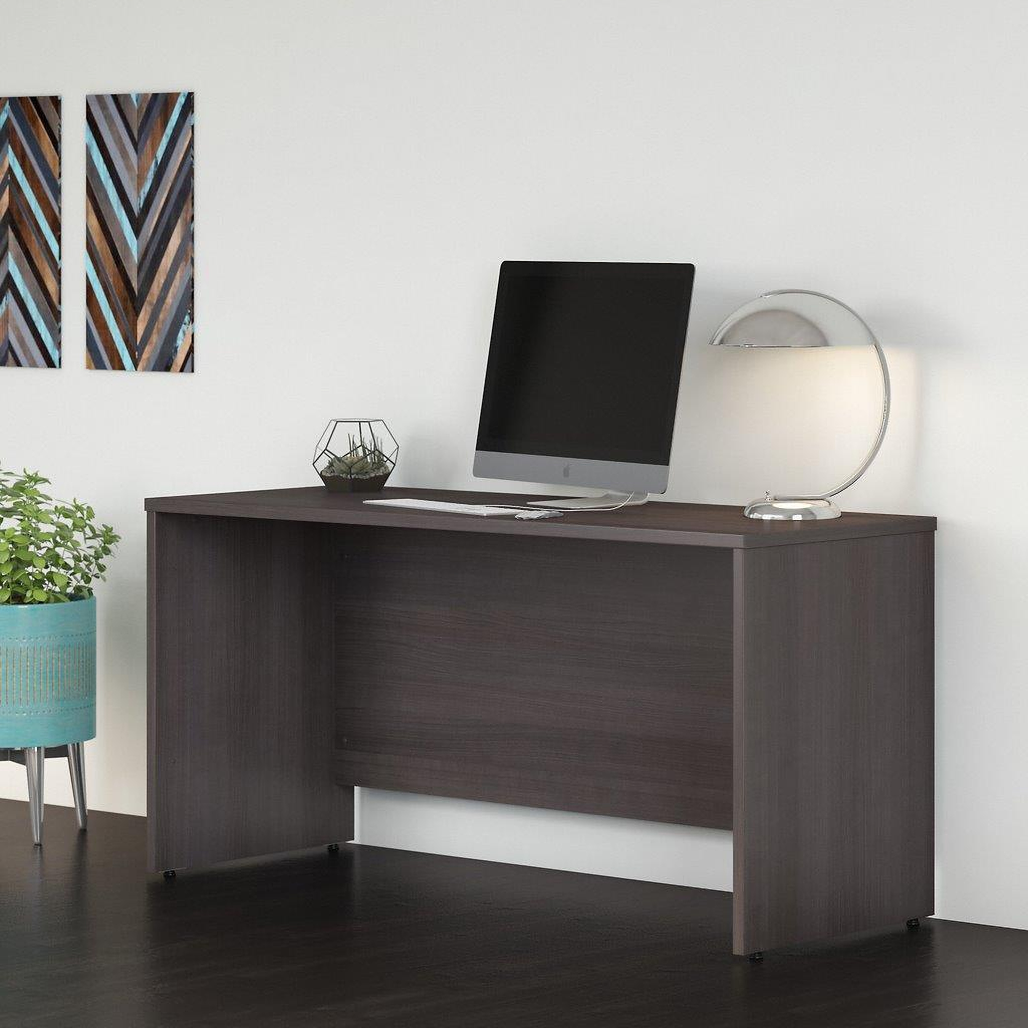 Bush Furniture Series A Slate 72 inch Desk