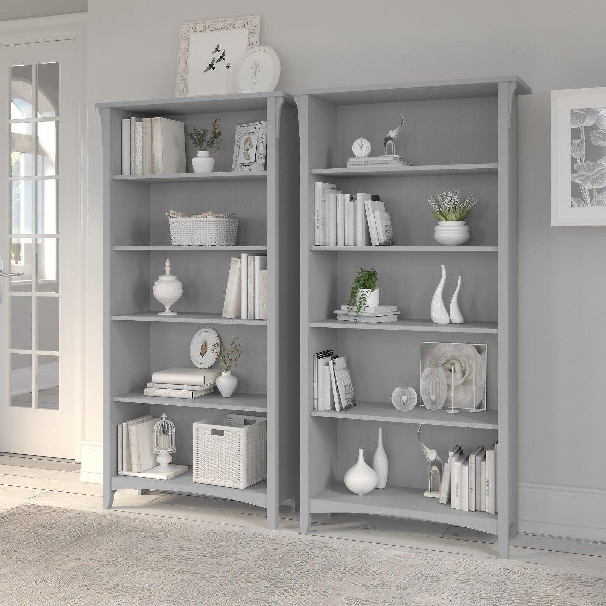 https://cdn.1stopbedrooms.com/media/catalog/product/b/u/bush-furniture-salinas-tall-5-shelf-bookcase-set-of-2-in-cape-cod-gray_qb13409303.jpg