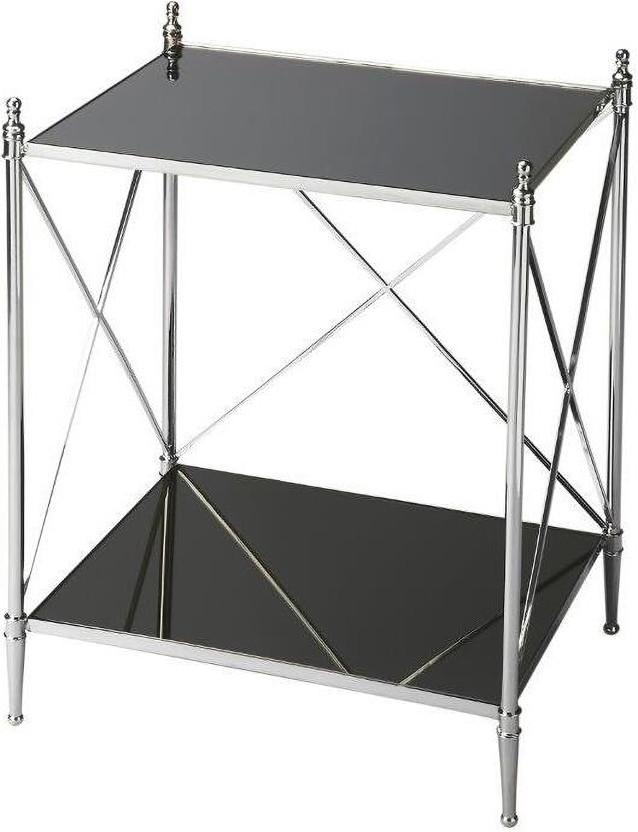 Butler Deidre Glass and Metal End Table by Butler Specialty Company ...