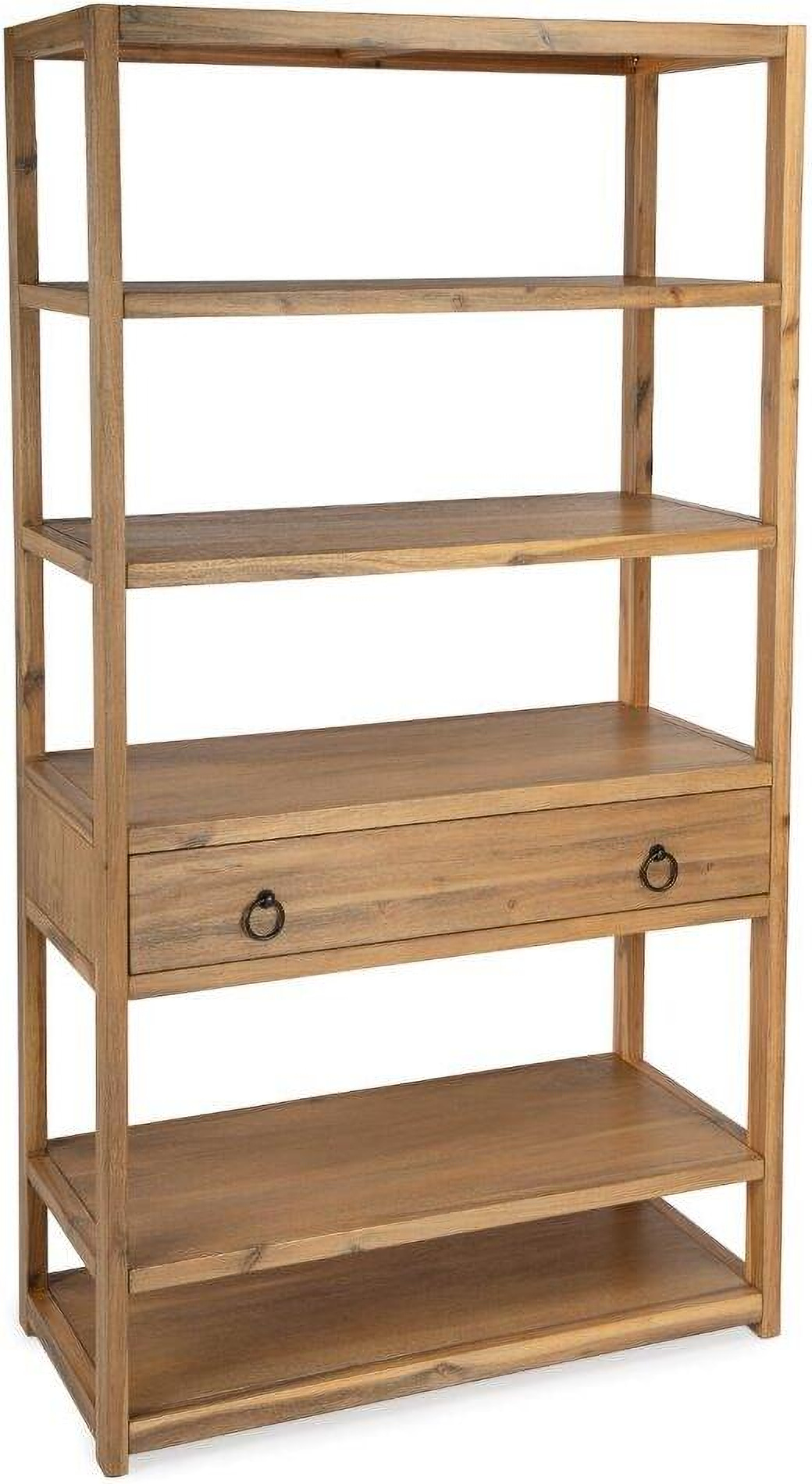 Coast to Coast Brownstone II Nut Brown Bookcase