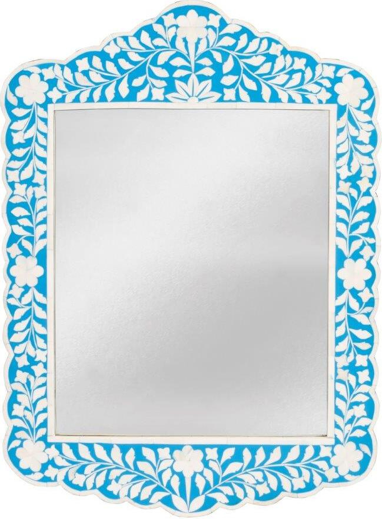 Butler Vivienne Blue Bone Inlay Wall Mirror by Butler Specialty Company ...
