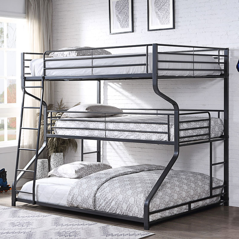 Caius Ii Full Twin Queen Bunk Bed, Acme Furniture Brantley Ii Queen Over Queen Bunk Bed
