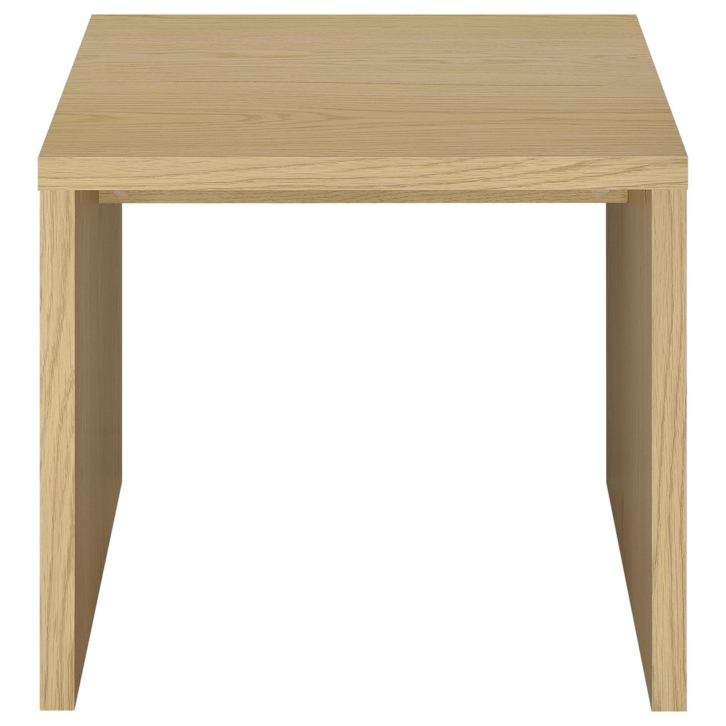 Canoga Engineered Wood Accent Side End Table In Light Oak by Coaster ...