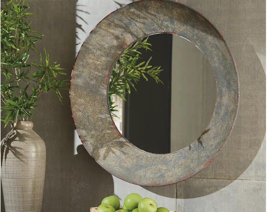 Uttermost® Sailor's Knot White Small Round Mirror