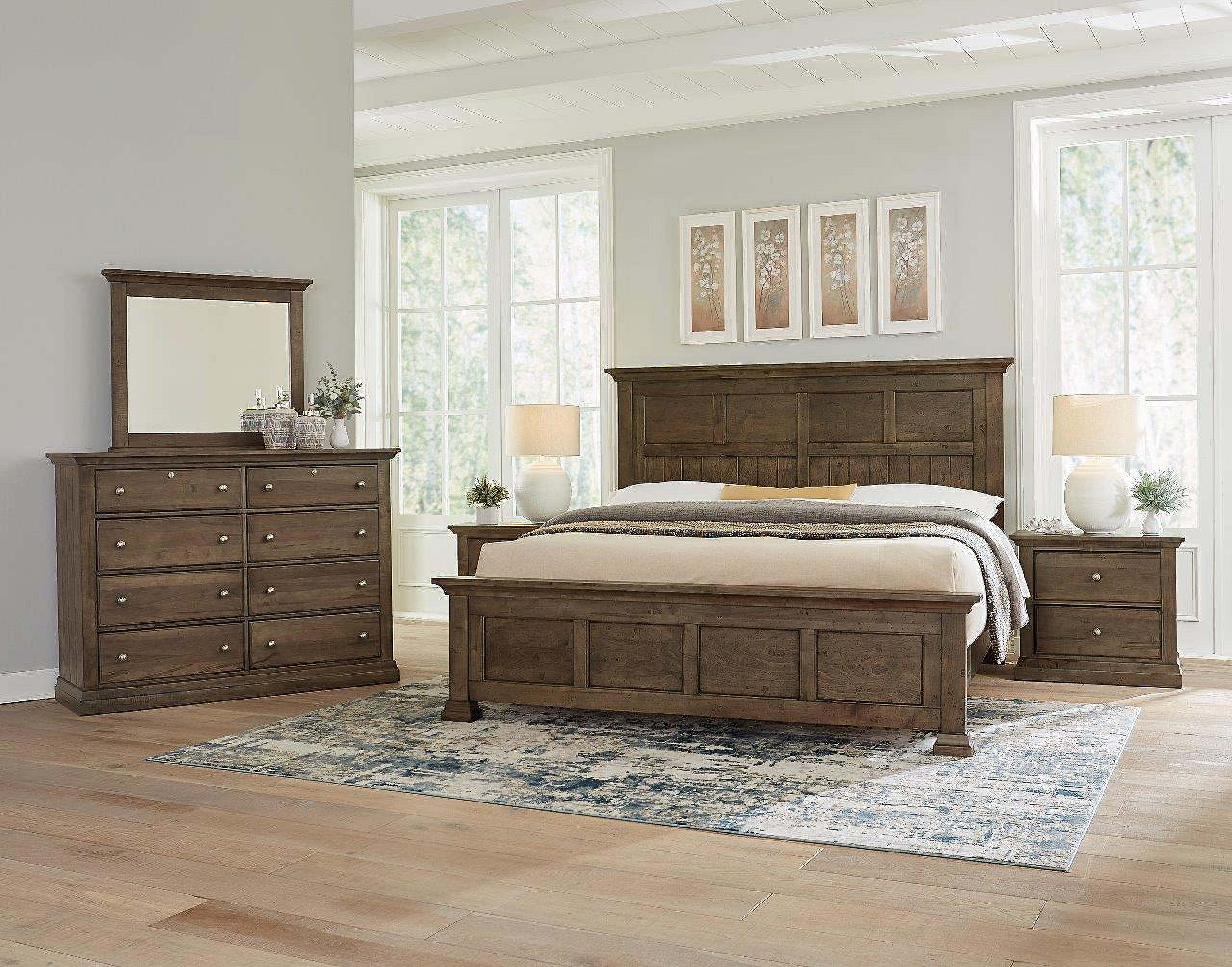 Carlisle Window Pane Bedroom Set In Dark Sable by Artisan & Post ...