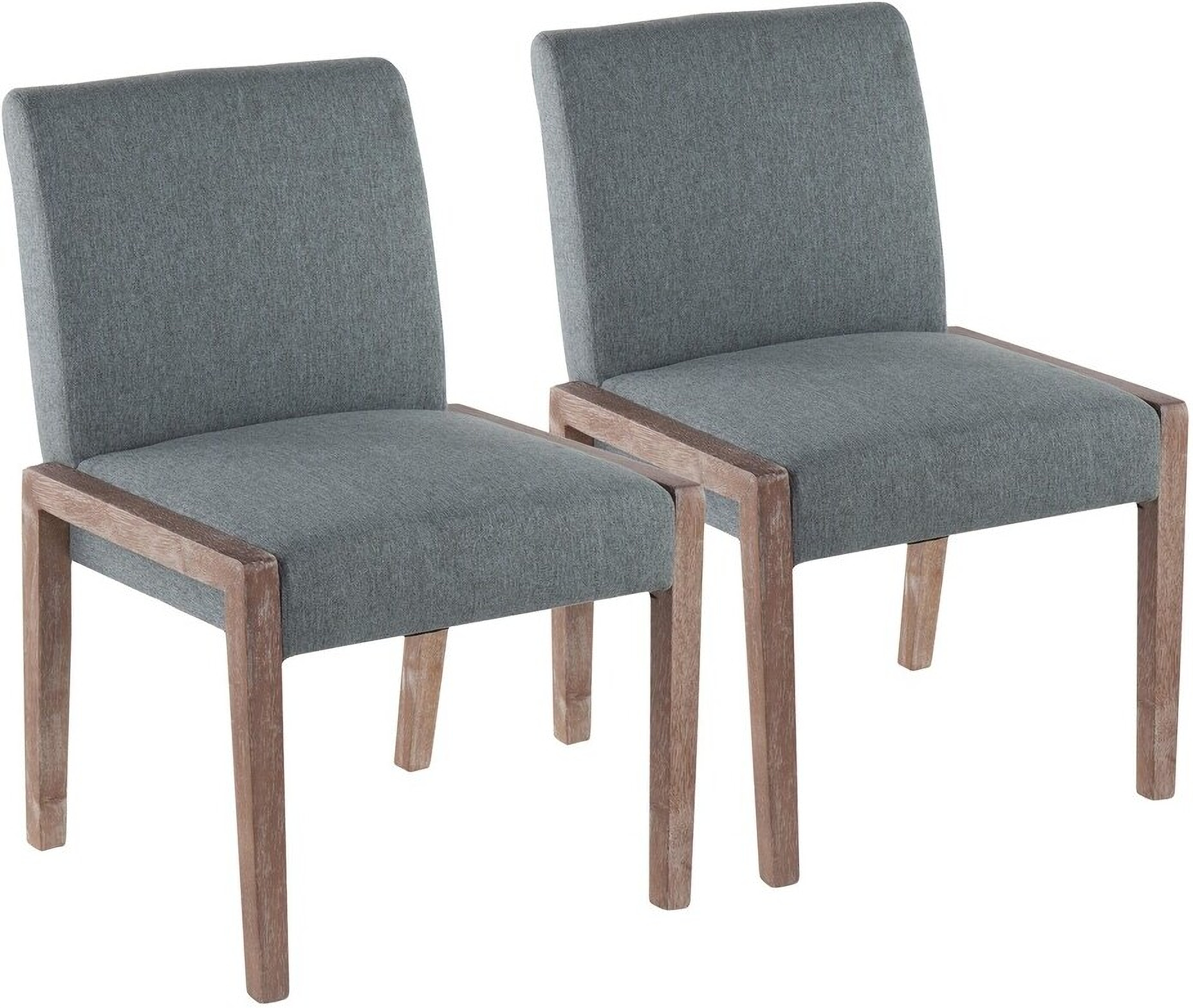 Carmen chair set of 2 in grey and natural by lumisource 1stopbedrooms