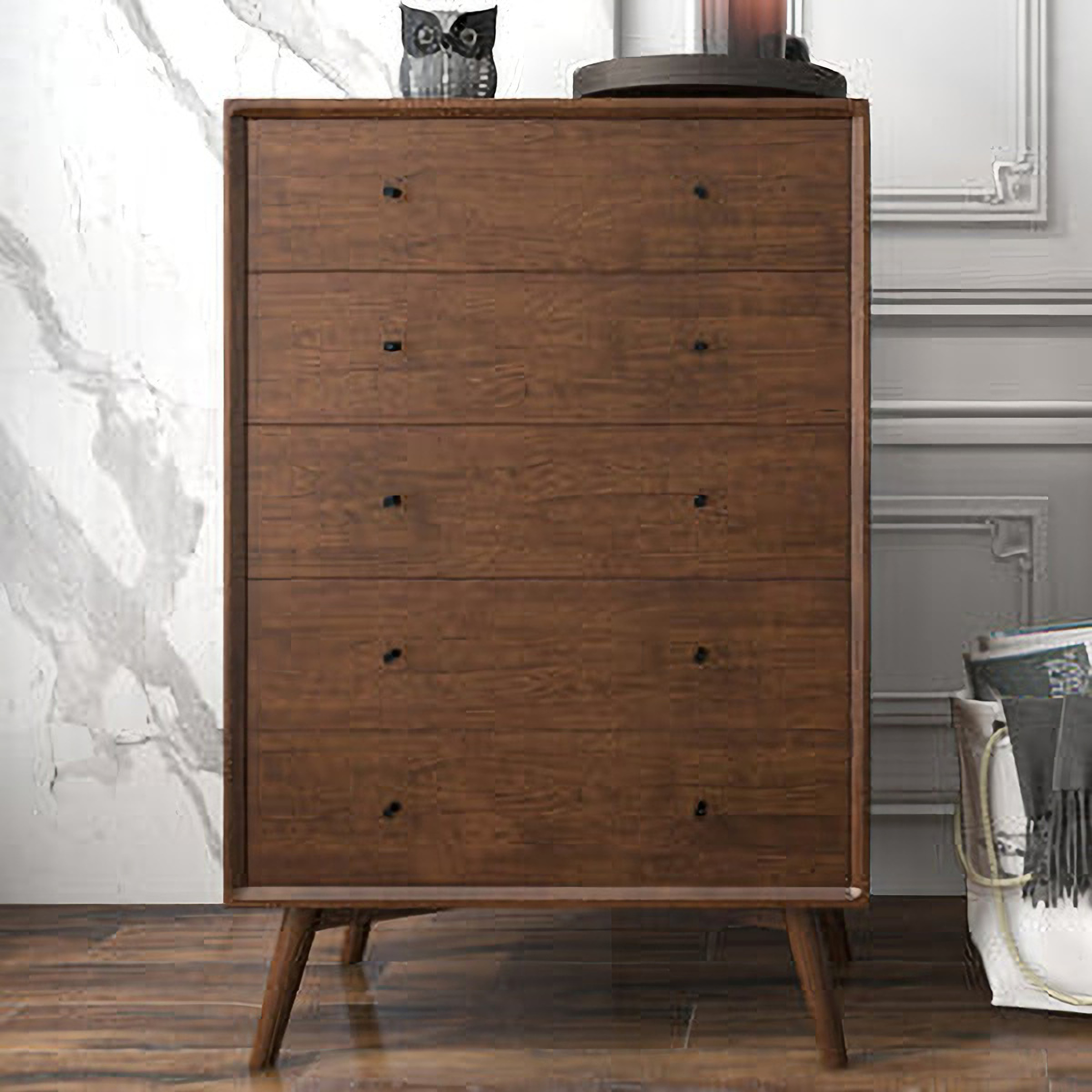brown dresser Ashley Cabalynn 6 Drawer and Mirror, Light Thats why a wall Rowan - 6 Drawer Dresser